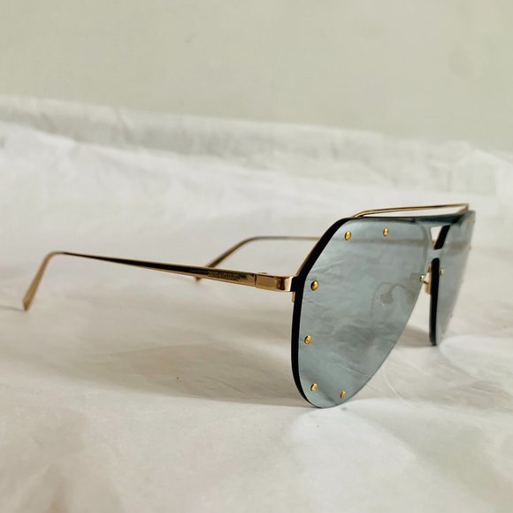 NEW WITH CASE! ZADIG & VOLTAIRE 60mm AVIATOR SUNGLASSES - Picture 3 of 8